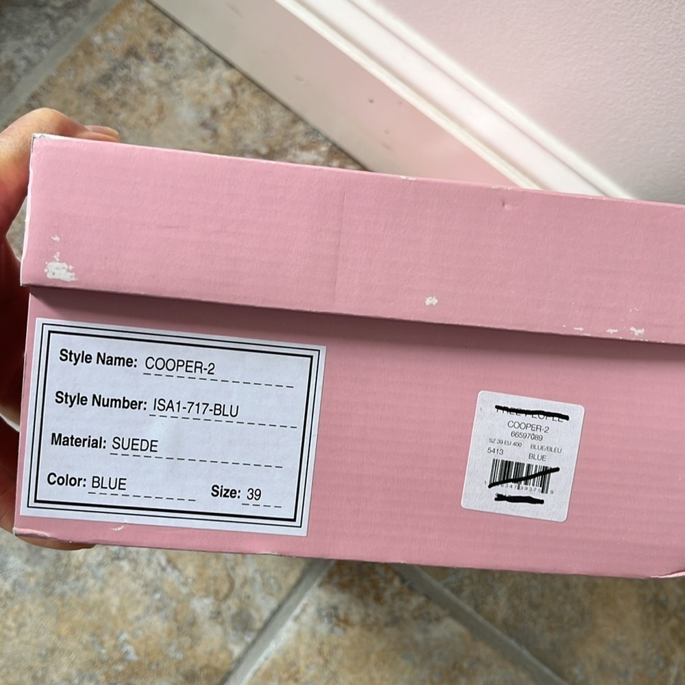 Free People x Intentionally Blank Rule Breaker Suede Platform Sandals Size 9 NIB - Picture 4 of 11